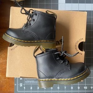 Dr. Martens Infant 1460 Softy T Leather Lace Up Boots
